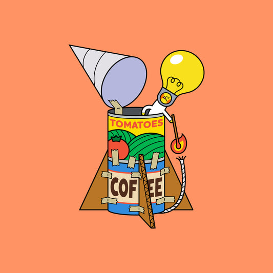 Lightbulb's Rocketship Tee