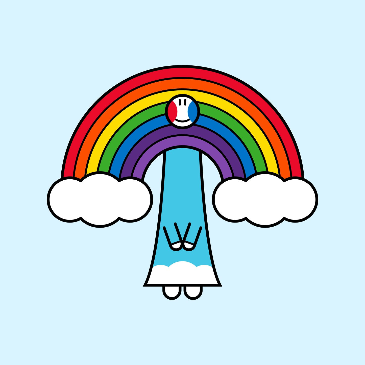 Rainbow Tee
